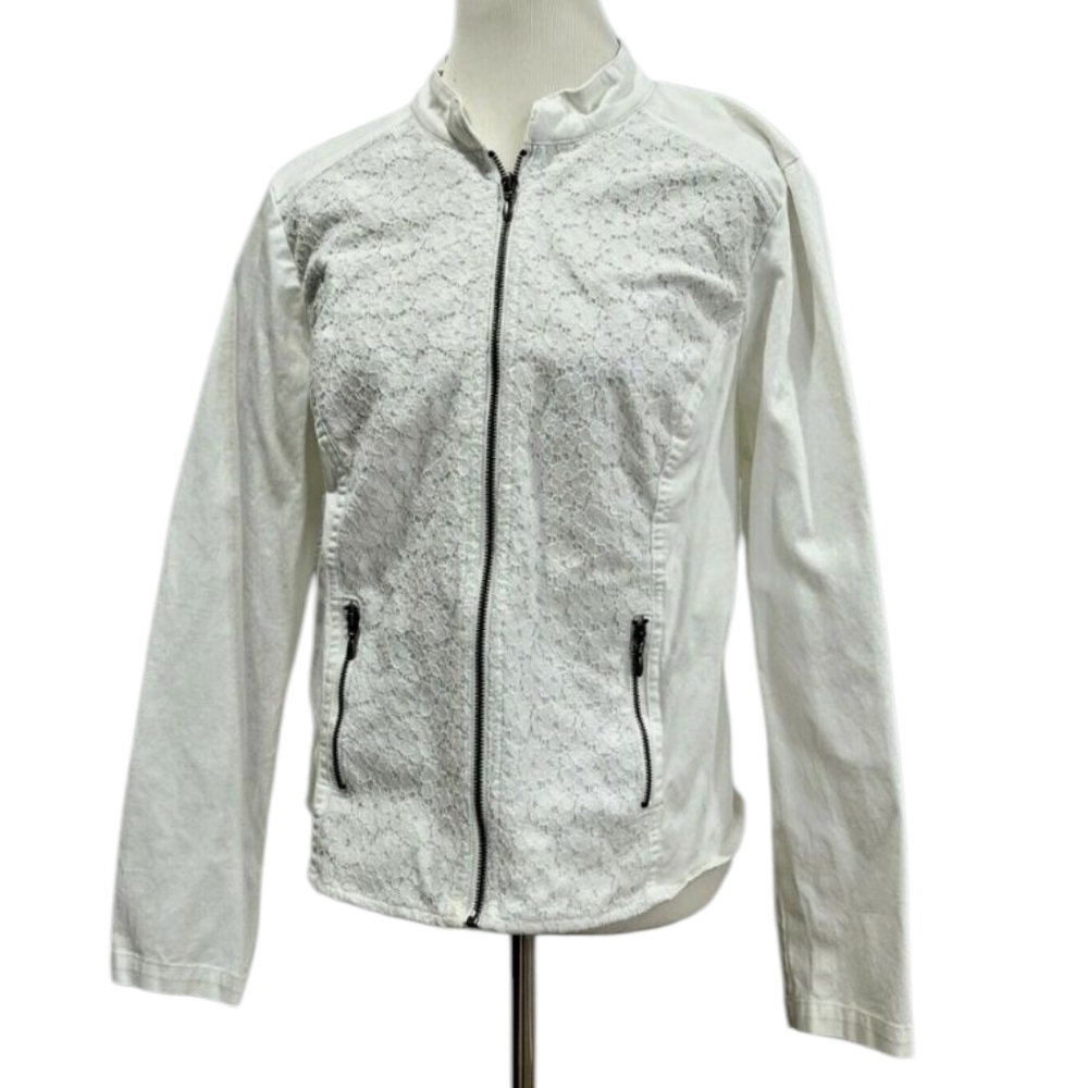 Dress Barn Lace Zip Jacket